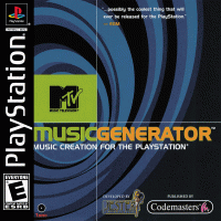 MTV Music Generator Playstation US box art